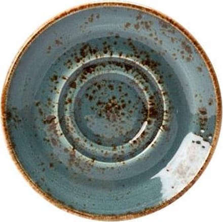 CRAFT BLUE SOUS-TASSE DOUBLE PUITS L/S 14.5CM SET36