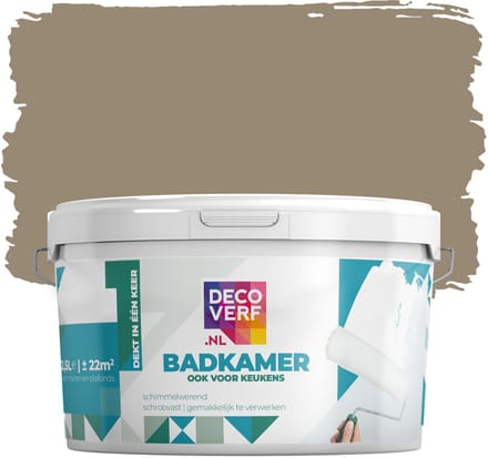 Decoverf badkamerverf 2.5L latte machiatto