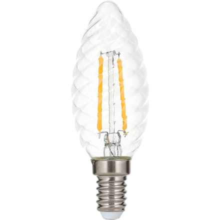 ORION LED kaarslamp E14 3W 2.700 K filament gedraaid