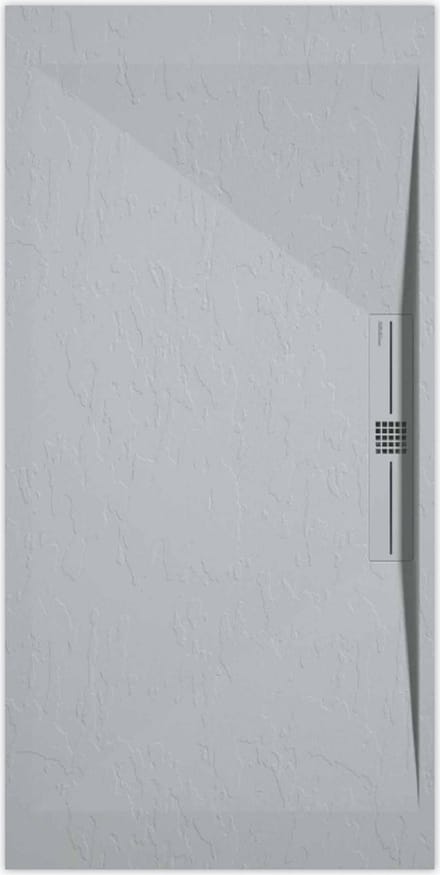 Sanifun douchebak Stone Side Gray 7035 Slate 1100 x 900 P