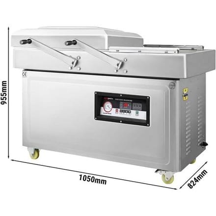 GGM Gastro Doppelkammer-Vakuumiergerät - 20m³/h - 750 Watt