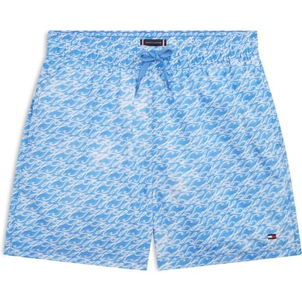 Tommy Hilfiger Boys Medium Drawstring Shorts Script Cyanotype Blue Spell Größe: 14-16 | Bademode Outlet | kids | Blau