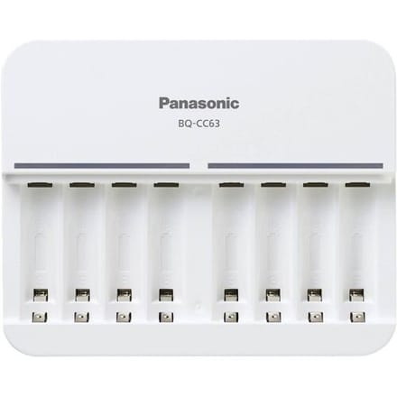 Panasonic BQ-CC63E Batterijlader NiMH AAA (potlood), AA (penlite)