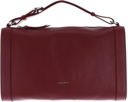 COCCINELLE Leren handtas Elinor Handbag Grained Leather Ribes (rood)paars