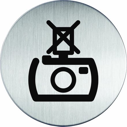Pictogram|Deurbordje|Niet flitsen