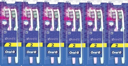 Oral-B 3D White Fresh Tandenborstel 12 stuks