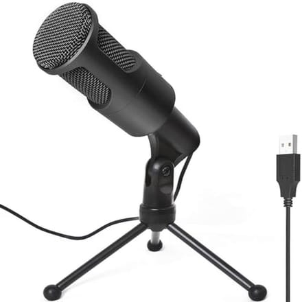 USB Condensator Microfoon voor Streaming en Gaming - Met Opvouwbaar Statief
