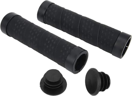 Fiets Handvatten - Stuur Grepen - Comfortabel Fietsen - Dubbele Vergrendeling - 13 cm Lengte - Zwart