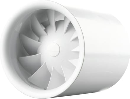 Vents buisventilator Quietline Ø125 mm - 197 m³/h - Timer - Extra stil