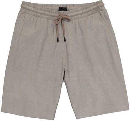 JP 1880 - Heren - bermuda TwoTone piqué elastische tailleband Relaxed Fit - Kakibruin - Maat 7XL