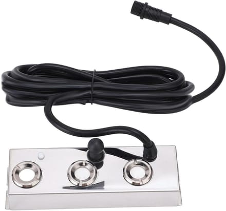 Ultrasonic Nebulizer - Mist Maker - Decoratieve Mist Creëren - 3 Verstuivers - 28 x 9 x 6 cm - Zilver
