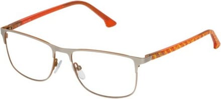Men'Spectacle frame Police VPL396530S34 Orange (ø 53 mm)