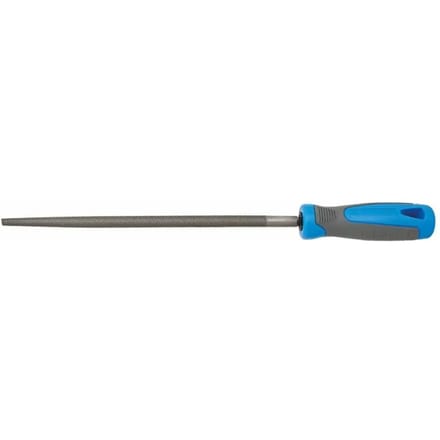 Middelgrote zachte ronde vijl met handvat Unior 7.5x325 mm