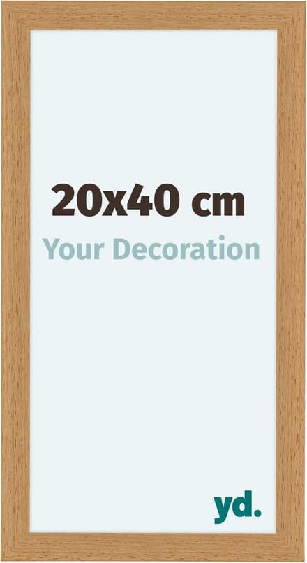 Your Decoration - Fotolijst 20x40 cm - MDF - Beuken - Como