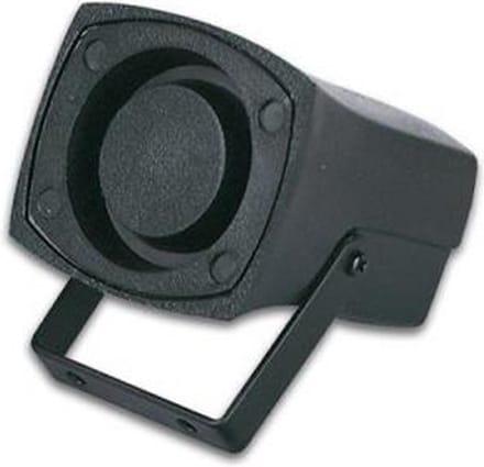 Micro Sirene 6-12V - 120dB - Zwart - voor Veiligheidssystemen