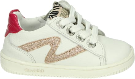 Develab - 44390 - Lage schoenen - Kleur: Wit/beige - Maat: 21