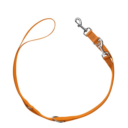 HUNTER Verstelbare Hondenlijn London Oranje 200cm lang, 10mm breed Hond