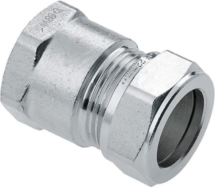 Bonfix knelkoppeling - Schroefbus - 3/4 x 15mm - Vertint Messing