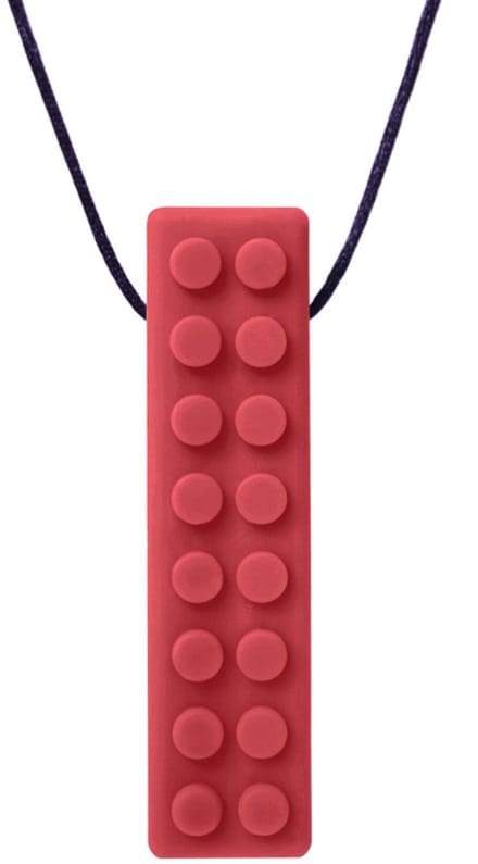 Ark Therapeutics kauwketting speelgoed Brick Stick rood sensorisch XT.