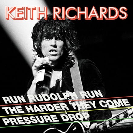 Keith Richards - Run Rudolph Run / The Harder They Come / Pressure Drop (12" Single) (Limited Edition) (Coloured Vinyl)