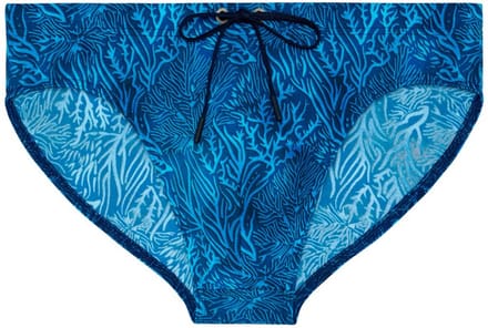 HOM - Panarea Swim mini briefs - Blue Print - mannen - M