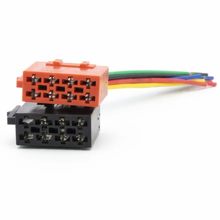 ISO Ombouwset Autoradio - Universele ISO Adapter - Gestripte Draden 12 cm