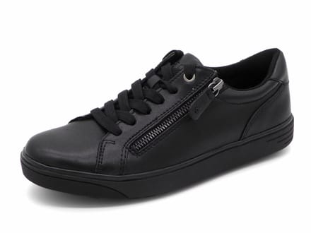 Jana Dames Sneaker - 23702-001 Zwart - Wijdte H - Maat 40