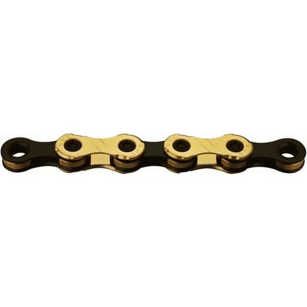 KMC X12 Ti-N Kettingslot 12-speed, goud/zwart Uitvoering 126 schakels