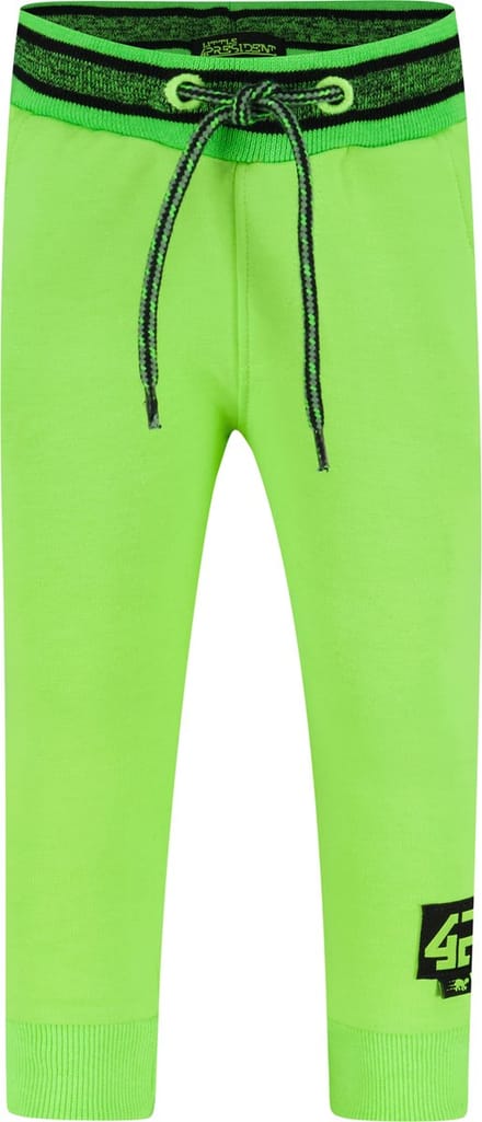 4PRESIDENT Broek Jongens - Light Bright Green - Maat 74