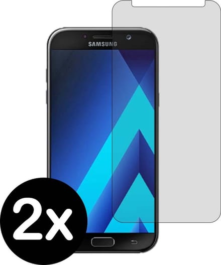 Smartphonica Screenprotector voor Samsung Galaxy A8 2018 van glas - 2 stuks geschikt voor Samsung Galaxy A8 (2018)