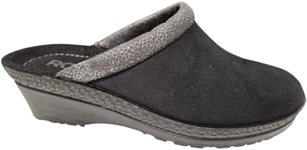 Rohde 2459 90 Dames Open Pantoffels - Zwart - 36