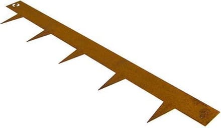 Multi-Edge kantopsluiting Cortenstaal 100x17,5 cm - 9 stuks