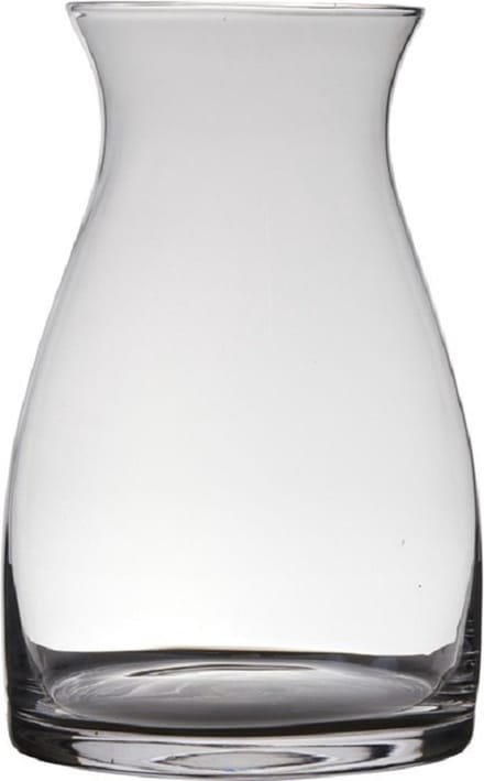 Hakbijl Glass Vaas Julia - D26 x H38 cm - glas - home-basics - bloemenvaas
