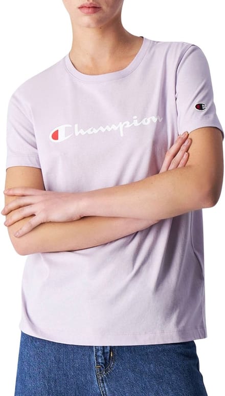 Champion Big Logo Jersey Shirt Dames - Maat M