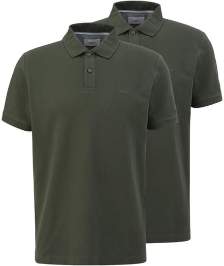 s.Oliver Heren poloshirt 2 pack Basic