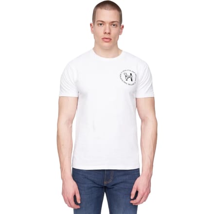Henleys Heren Metafone Logo T-Shirt (Wit)