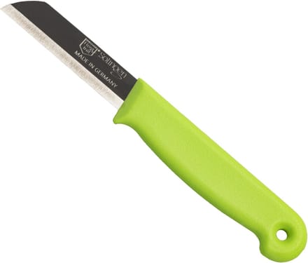 Solingen Schilmesje – RVS Glad – 16 cm met Blade Cover – Groen