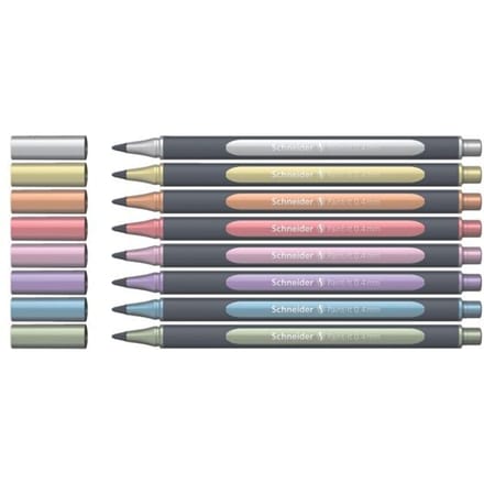 Schneider rollerball metallic - Paint-It 050 - lijnbreedte 0.4mm - 8 stuks - S-ML05011502