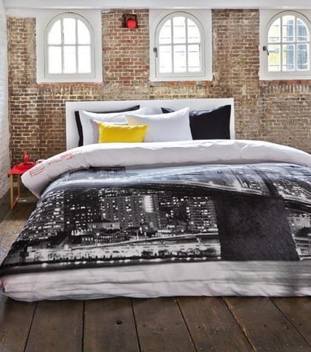 Beddinghouse Downtown Dekbedovertrek - Lits-jumeaux - 240x200/220 cm - Rood