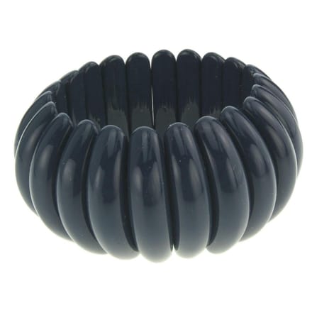 Behave - rekarmband Fleur - donkerblauw - minimal chic dagelijks