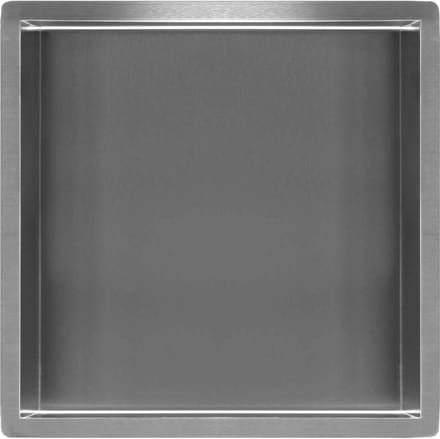 Inbouwnis BWS Elegance 30x30x7 cm RVS
