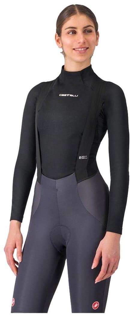 Castelli Flanders 2 Lange Mouwen Basislaag Zwart S Vrouw