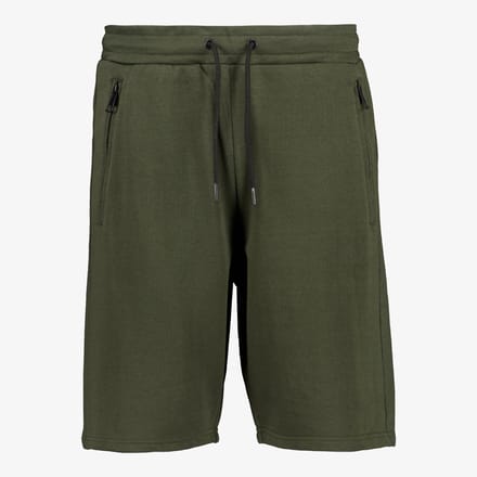Unsigned heren sweatshort donkergroen - Maat S