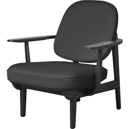 Fritz Hansen Fred Loungefauteuil - JH97 - Christianshavn 1172 - zwart essen