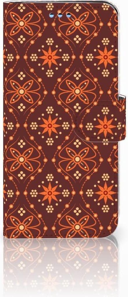 Samsung Galaxy S9 Telefoon Hoesje Batik Brown