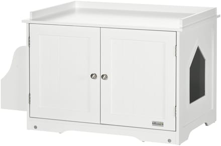 PawHut Kattenbak met magnetische deuren D31-065V01
