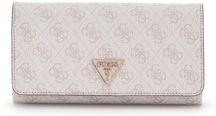 GUESS Schoudertas Noelle Xbody Flap Organizer Bone Logo Beige