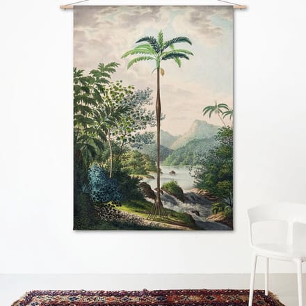 Wandkleed-XL Palm Iriartea Ventricosa