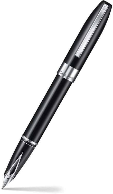Vulpen Sheaffer Legacy 9064 black - chrome plated trims - broad