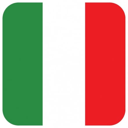 Bierviltjes Italiaanse vlag vierkant 15 st